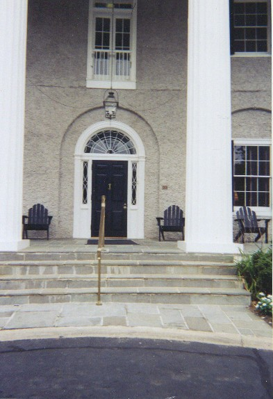 Picture: Arch front entrance to Hoxton House.